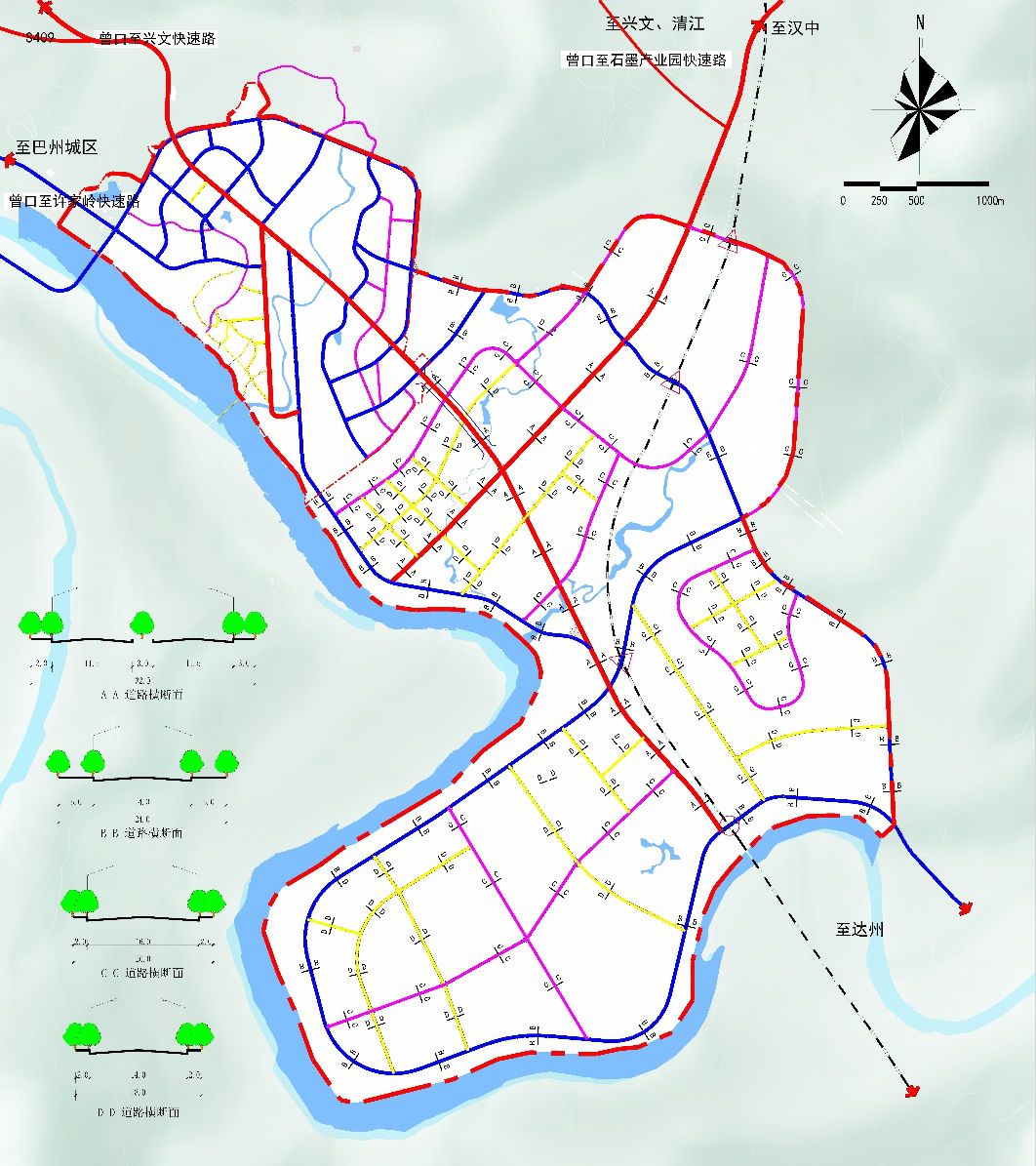 巴中曾口最新公路规划,四川巴中曾口镇发展规划