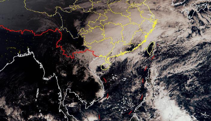 往年12月18日卫星云图下的自然美景与心灵宁静之旅